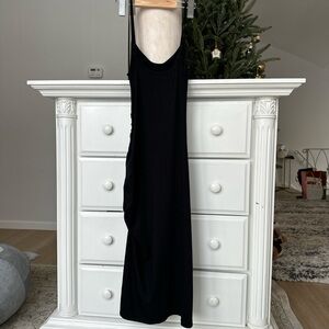 Women’s Wilfred Black Ruched Maxi Dress (Aritzia) 🖤✨Size: 2XS (fits XS / slim S)